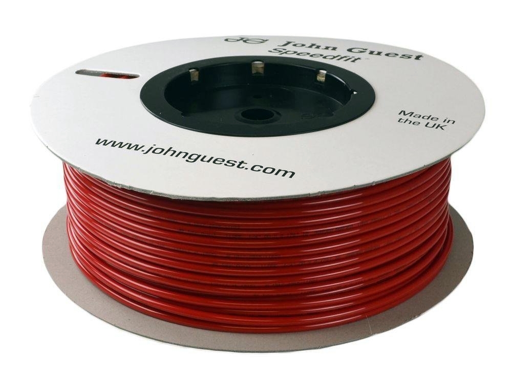 (image for) John Guest PT4RD 1/4" Polyethylene Tubing 100' Red
